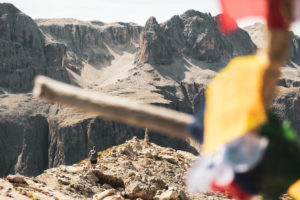 Summit of Sas Ciampac, Dolomites Summit of Sas Ciampac, Dolomites
